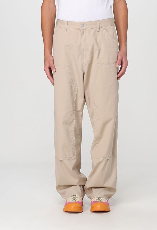Carhartt Wip, Heren, Broeken, Beige, Maat: W30