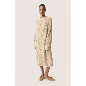 Soaked in Luxury, Dames, Jurken, Beige, Maat: M Wol,