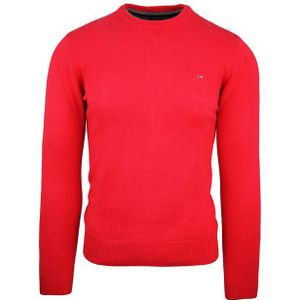 Eden Park - Tango - Trui - Rood - Heren - Katoen - Lange Mouwen