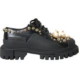 Dolce & Gabbana - Derby - Schoenen - Zwart - Leer