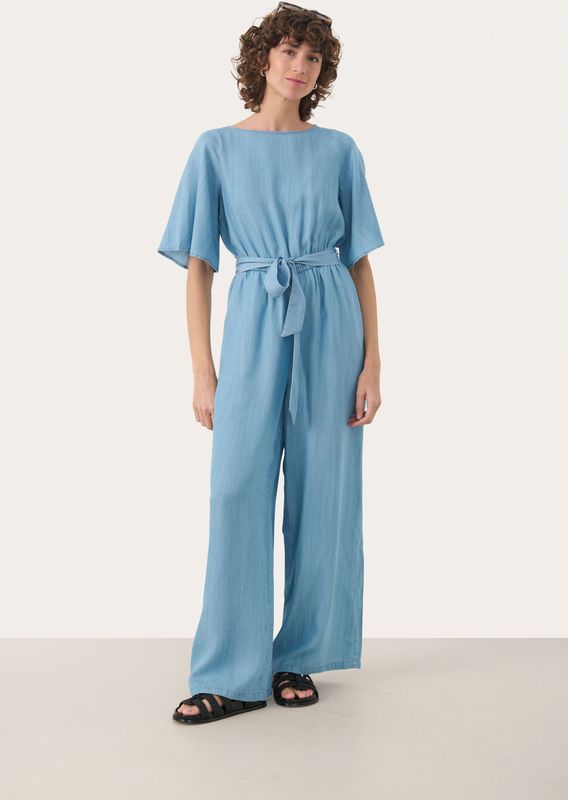 Jumpsuit Easy fit light blue