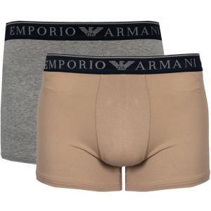 Emporio Armani Boxershorts 2 Pack Heren Grijs - Maat L