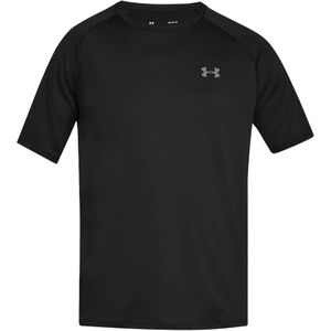 Under Armour Heren-Tech T-Shirt (Zwart/Licht Grafiet)