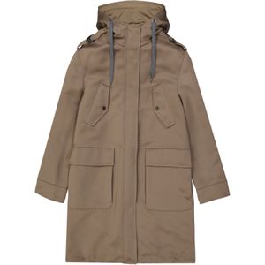 Brunello Cucinelli - Blend Katoenen Parka - Bruin - Dames