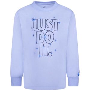 Nike Shine T-shirt met lange mouwen voor kinderen/Kinderen (Blauw)