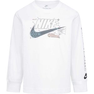 Nike Jongens Future Utility Lange Mouwen T-Shirt (Wit)