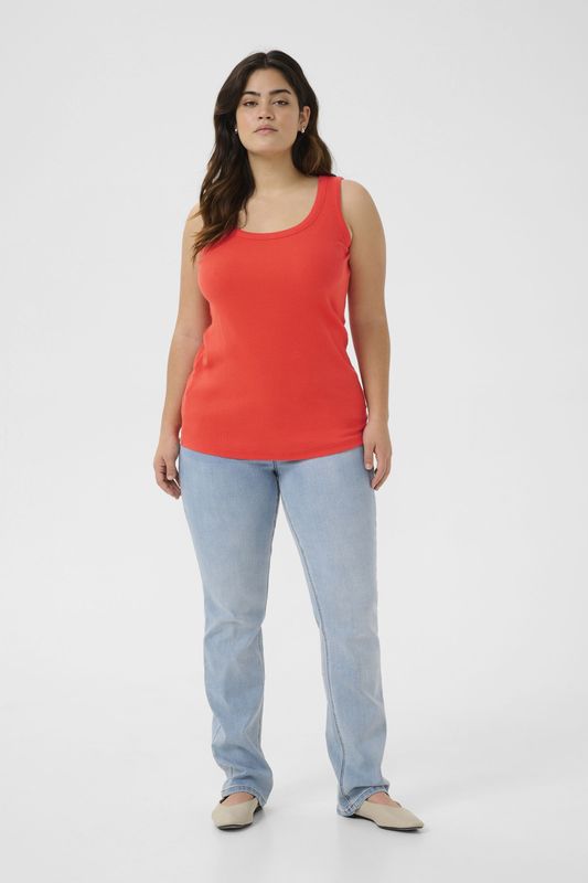 KAFFE - CURVE - Top - Grenadine