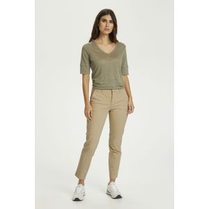 Part Two - Soffyspw Pa Broek 30305570 - Beige - Casual Fit - Ribbroeken