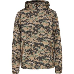 Mo - Jas - Zand - Heren - Met Capuchon - Militair Geïnspireerd Patroon