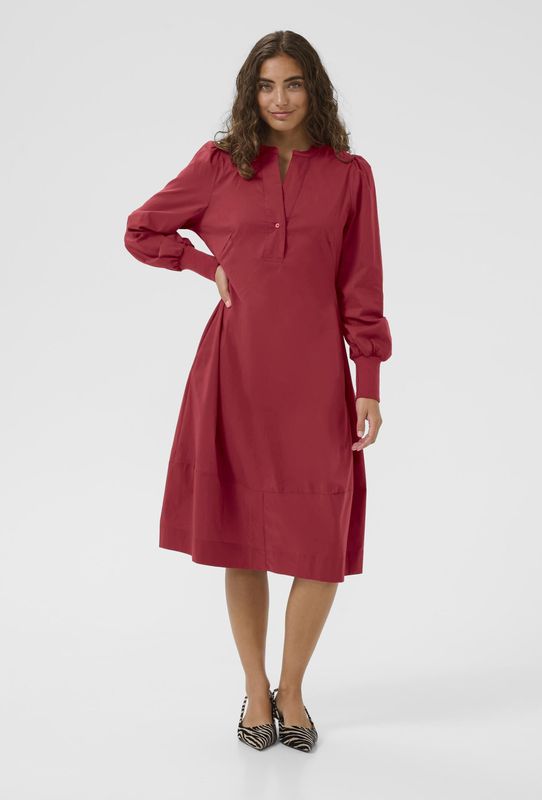 Jurk CUantoinett Jurk Feminine red