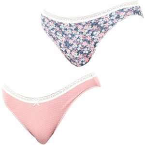 Set van 2 Mini Coquettes Katoenen Slips JPB4 voor dames