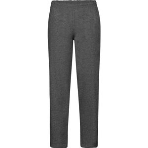 Fruit of the Loom Uniseks Classic Heather Open Hem Joggingbroek voor Volwassenen (Donkere Heide)