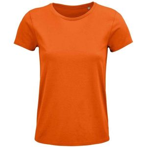 SOLS Dames/dames Crusader Organisch T-shirt (Oranje) - Maat S