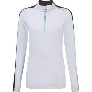 Craghoppers Dames/Dames Nosilife Marcella Half Zip Top met lange mouwen (Wit)