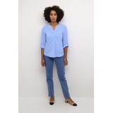 Blouse met korte mouwen Regular fit Vista Blue light blue