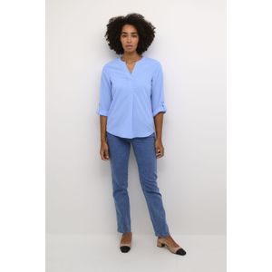 Blouse met korte mouwen Regular fit Vista Blue light blue
