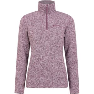 Mountain Warehouse Dames/Dames Idris Half Zip Fleece Top (Bourgondië)