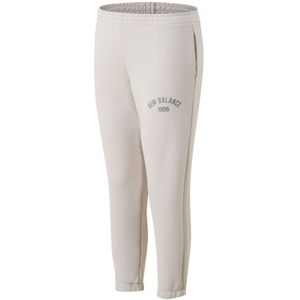 Men's New Balance Essentials Varsity Fleece Pants in White