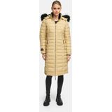 Navahoo Lange Dames Winterjas Umay – Gewatteerde Jas met Afneembare Capuchon & Bontkraag