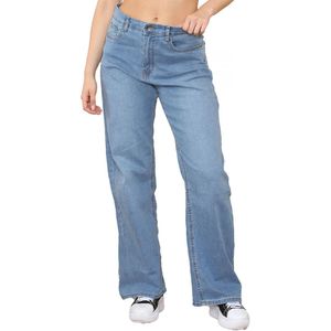Enzo | Jeans met wijde pijpen voor dames - lichtblauw