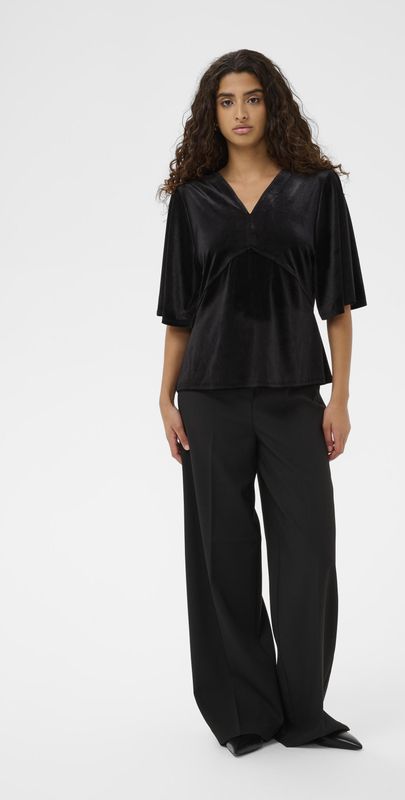 Soaked in Luxury, Dames, Blouses & Shirts, Zwart, Maat: L