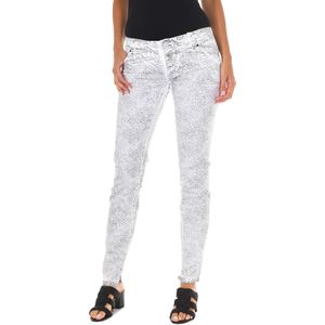 Lange Broek - Wit-Zwart - 70DBF0585-R216 - Vrouw