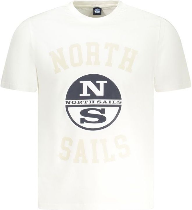 North Sails - Crew Neck T-Shirt - Wit - Heren - Katoen