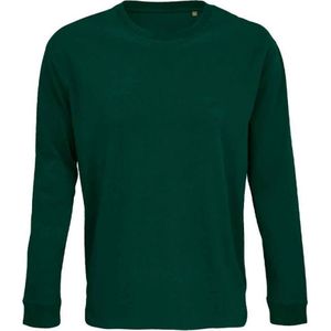 SOLS Unisex Adult Pioneer Organic Cotton T-shirt met lange mouwen (Groene Rijk)