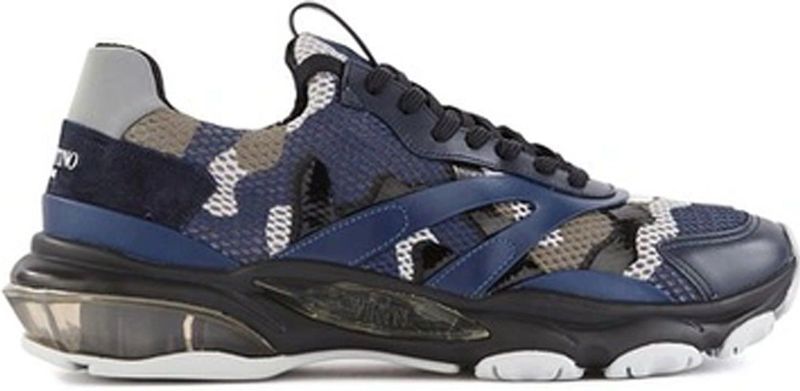 Valentino Garavani - Sneakers - Blokkleurig - 100% Stof - Leren Details