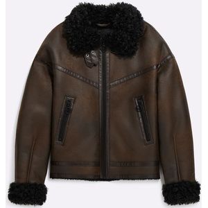 Donkerbruine MYLA-jas voor dames