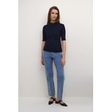 Karen by Simonsen, Dames, Tops, Blauw, Maat: L Viscose,