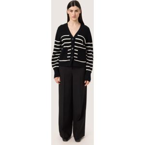 Vest Regular fit black white