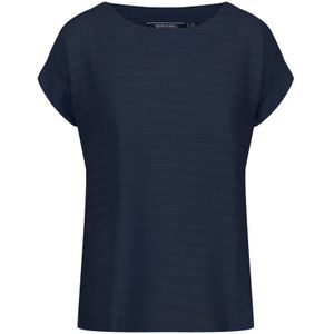 Regatta Dames/dames Adine Gestreept T-shirt (Marine)