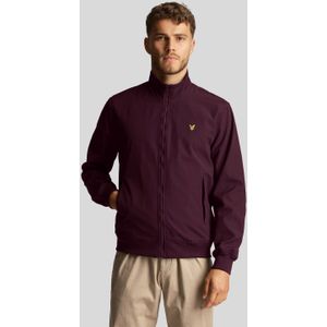 Lyle & Scott Mesh Achterkant Funnel Neck Jasje - Bordeauxtkleur