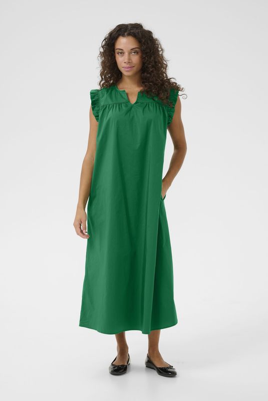 Jerseyjurk - Jolly Green - Relaxed Fit - Midi Lengte - Mouwloos