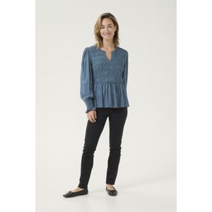 Blouse met lange mouwen Regular fit Orion Blue
