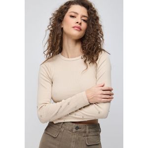 Versierde Parel & Steen T-shirt