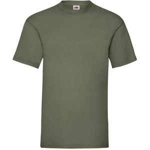 Fruit of the Loom Heren Valueweight T-Shirt (Klassieke Olijf)