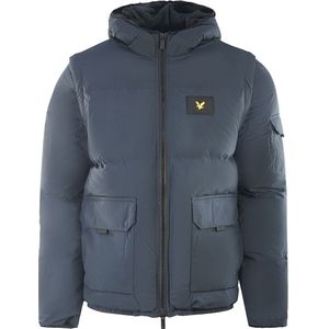 Lyle & Scott - JK1323V Z271 - Puffer Jacket - Navy Blue - 2 in 1