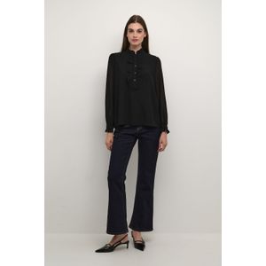 Overhemd met lang mouwen Relaxed fit Blac