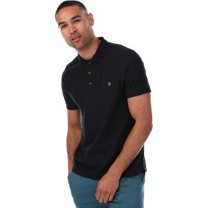Farah Heren Cove Poloshirt met Korte Mouwen (Marine)