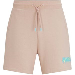 Heren Hugo Dapalmi Logo Short in Roze