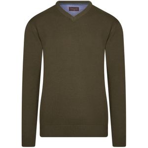 Cappuccino Italia Sweaters Pullover Army Groen - Maat XL