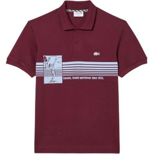 Lacoste Heren Frans Klassiek Poloshirt (Rood)
