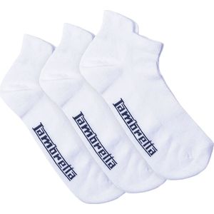 Lambretta Heren trainingssokken (pak van 3) (Wit)