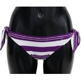 Dolce & Gabbana Paars-Witte Strepen Bikinibroekje voor dames