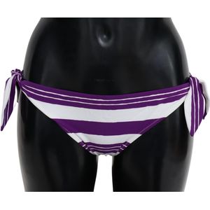 Dolce & Gabbana Paars-Witte Strepen Bikinibroekje voor dames