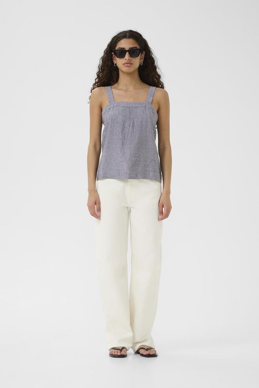 Blouse met korte mouwen DallyIW Regular fit blue