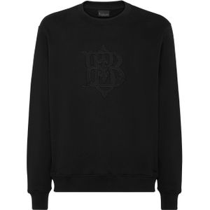 Sweatshirt - Katoen - Ronde Hals - Luxe - Verfijnde Vrijetijdskleding