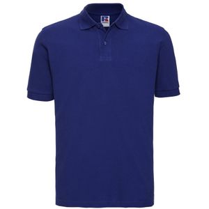 Russell Heren Klassiek PiquÃ© Katoenen Polo Shirt (Helder Koningsblauw)